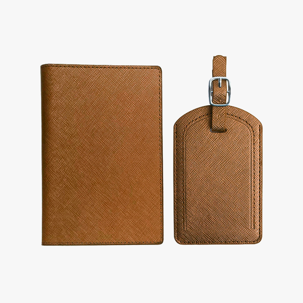 Passport Holder Cover with Luggage Tag