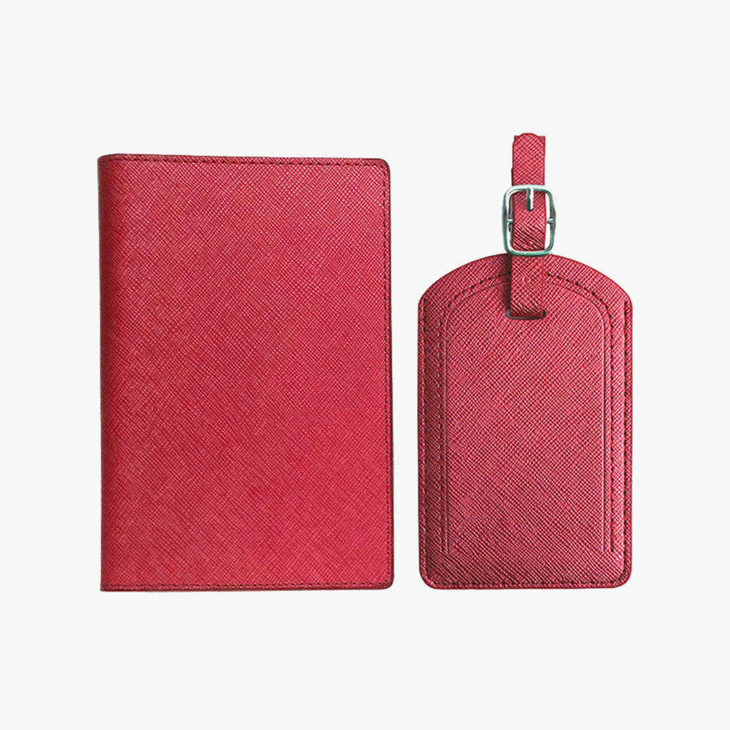 Passport Holder Cover with Luggage Tag